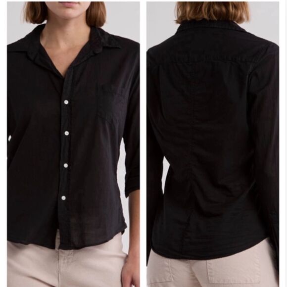 NWT Frank & Eileen Tailored Organic Cotton Button-Up Shirt XS - Picture 1 of 4